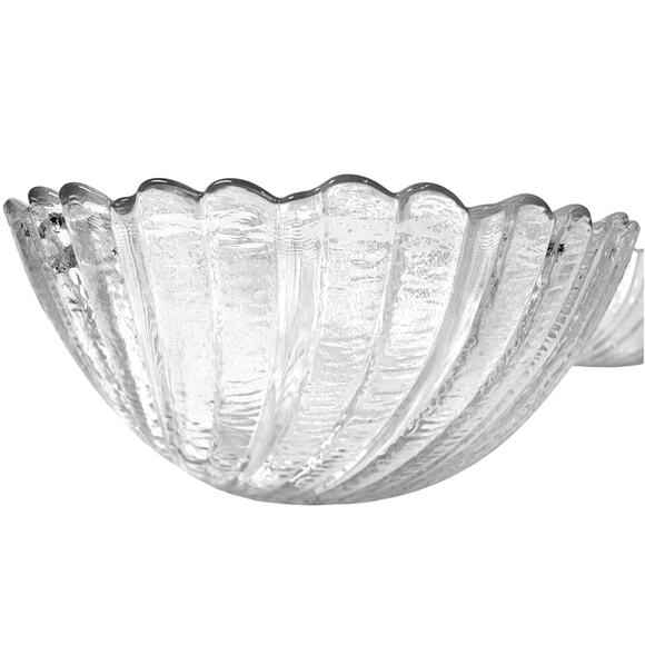 Arcoroc France Sea Breeze Swirl Clear 5.5" Soup/Cereal/Salad Bowls-Set of 4! - Picture 2 of 6